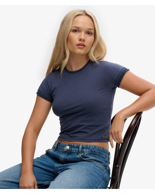 Superdry Blue & Co Athletic Essentials Layered Top