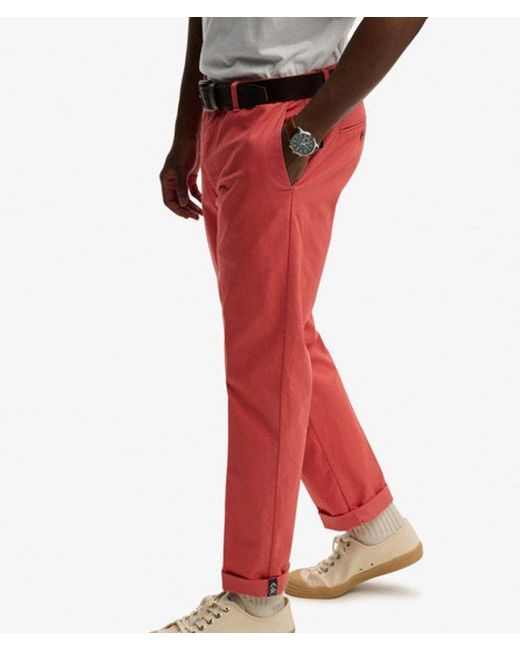 Superdry Red & Co Premium Regular Chinos for men