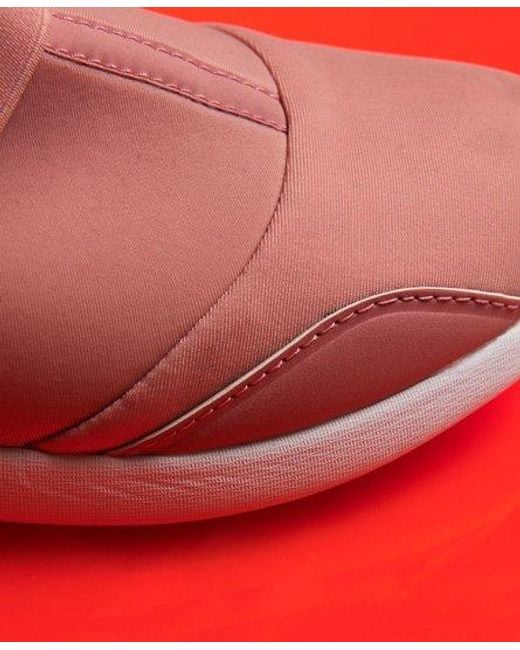 Superdry Pink Superlite Elastic Runner Trainers Dusk