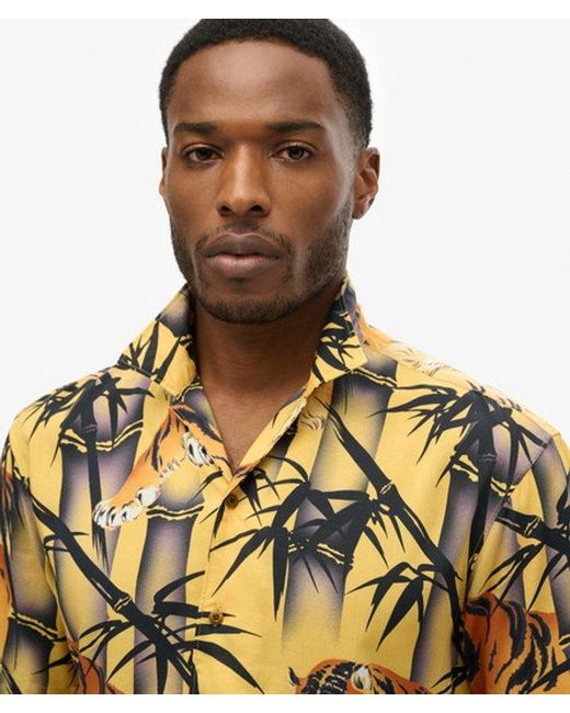 Superdry Metallic & Co Hawaiian Resort Shirt for men