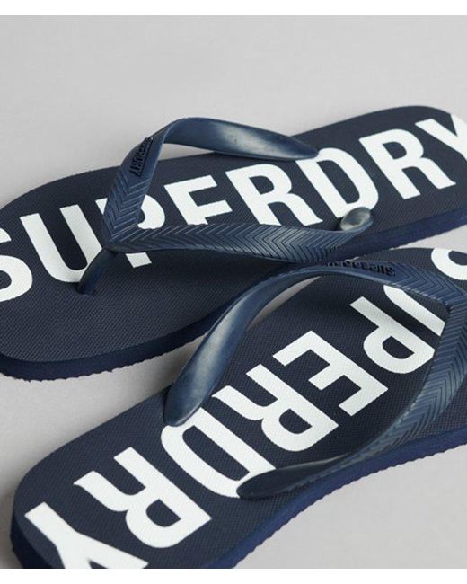Superdry Blue & Co Code Core Sport Flip Flops for men