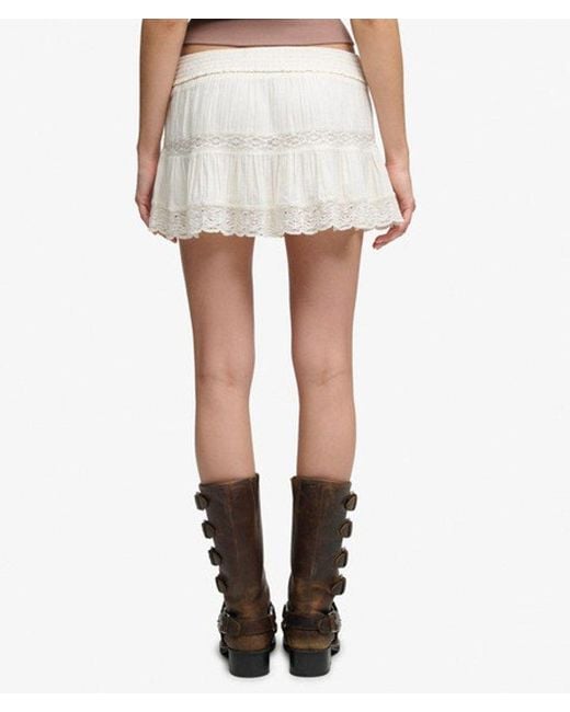 Superdry Gray & Co Ibiza Mini Skirt