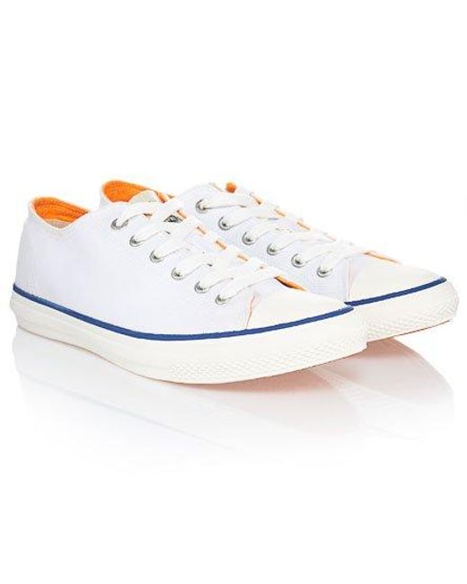 Superdry White Trophy Series Low Tops Optic for men
