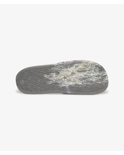 Superdry White Vegan Camo Pool Sliders for men