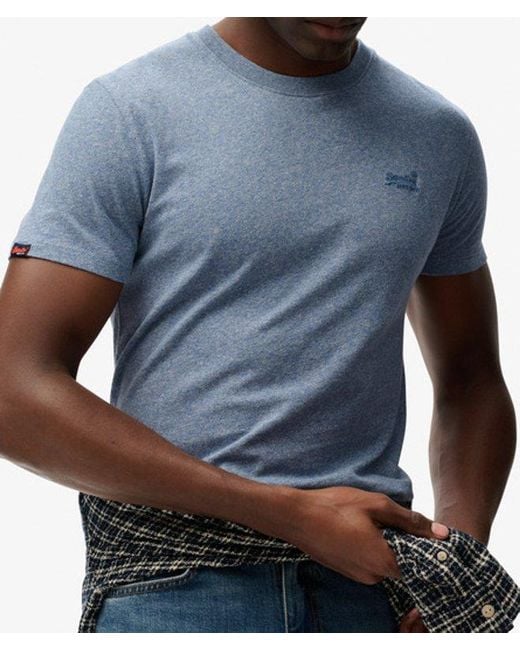 Superdry Blue & Co Essential Logo T-shirt for men