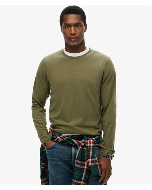 Superdry Green Classic Essential Top for men