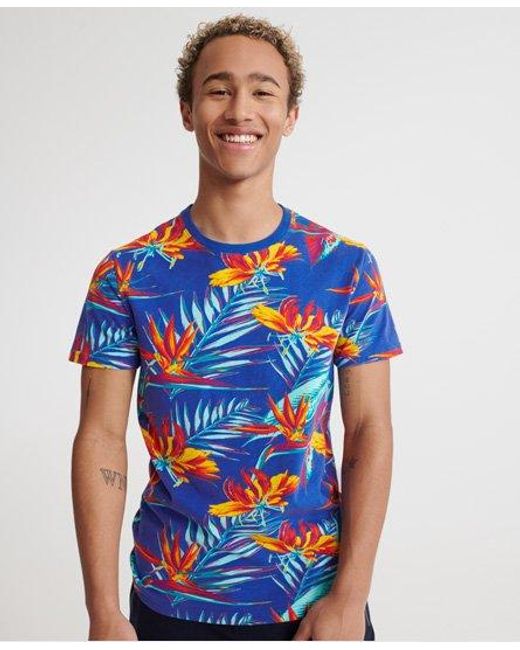 superdry t shirt blue