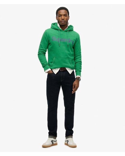 Superdry Green & Co Core Logo Hoodie for men