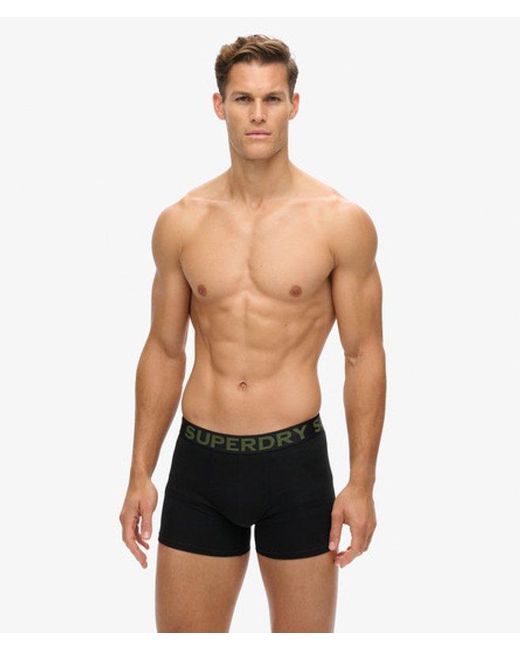 Superdry Triopak Boxers in het White voor heren