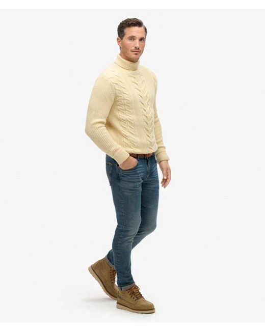 Superdry Blue The Merchant Store - Organic Slim Jeans for men