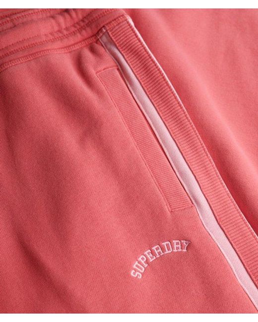 Superdry Red & Co Athletic Essentials Logo Straight joggers