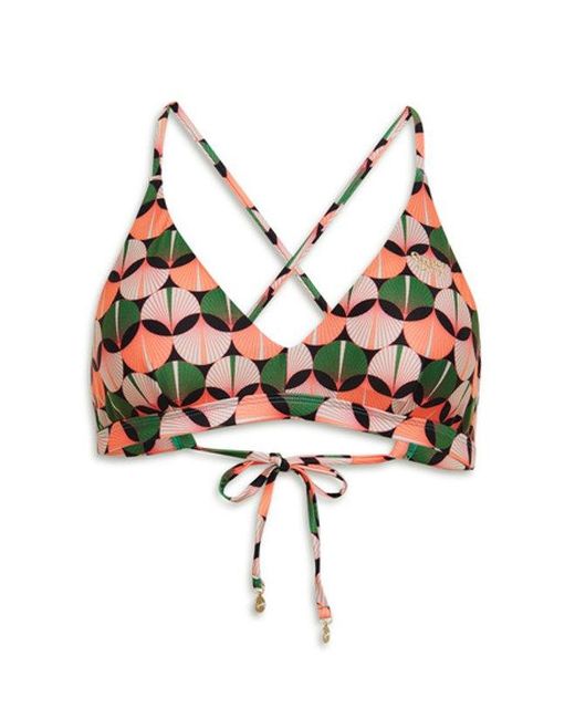 Bas de bikini classique imprimé Superdry en coloris Orange