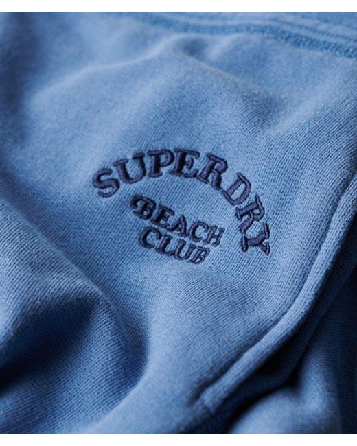 Superdry Blue Athletic Essentials Low Rise Flare joggers