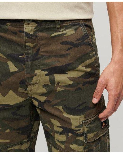 Pantalon cargo baggy en coton biologique Superdry pour homme en coloris Green
