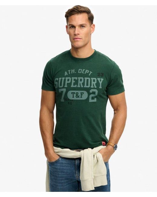 Superdry Green & Co Vintage Prep Relaxed T-shirt for men