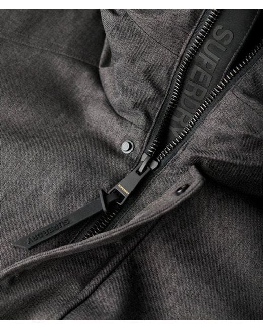 Superdry Gray & Co City Tweed Padded Bomber Jacket for men
