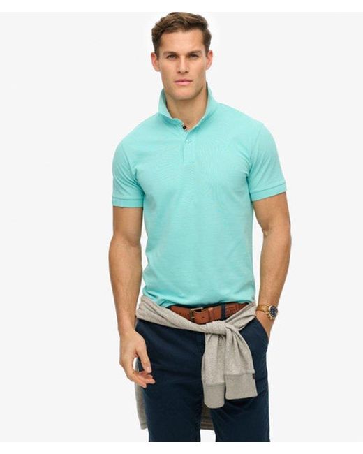 Superdry Green & Co City Pique Polo Shirt for men