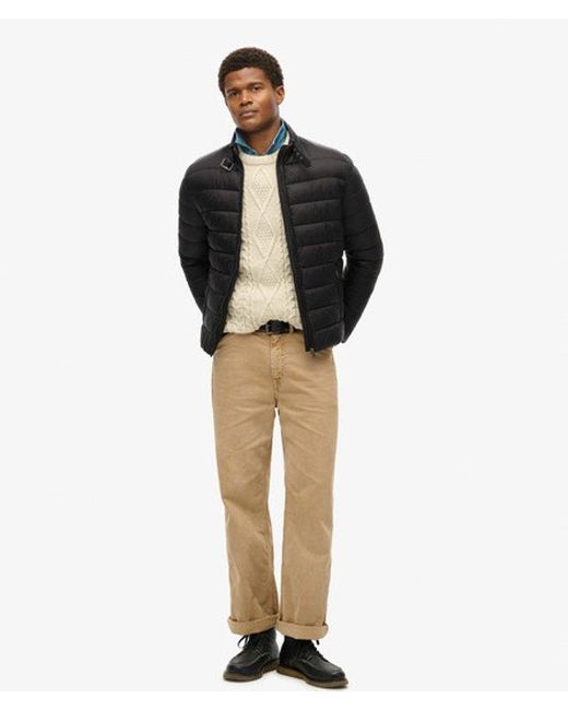 Superdry Black & Co Lightweight Padded Jacket for men