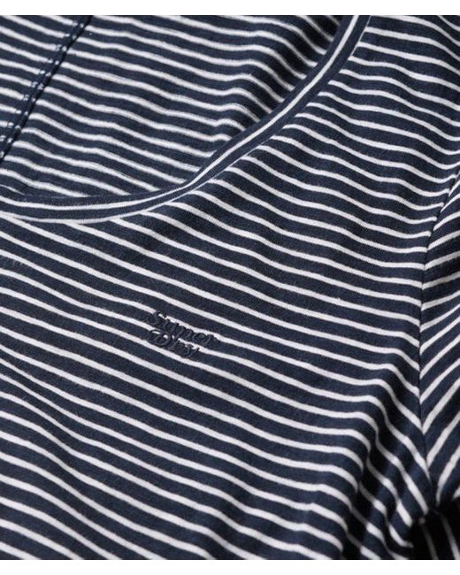 Superdry Blue & Co Studios Scoop Neck T-shirt