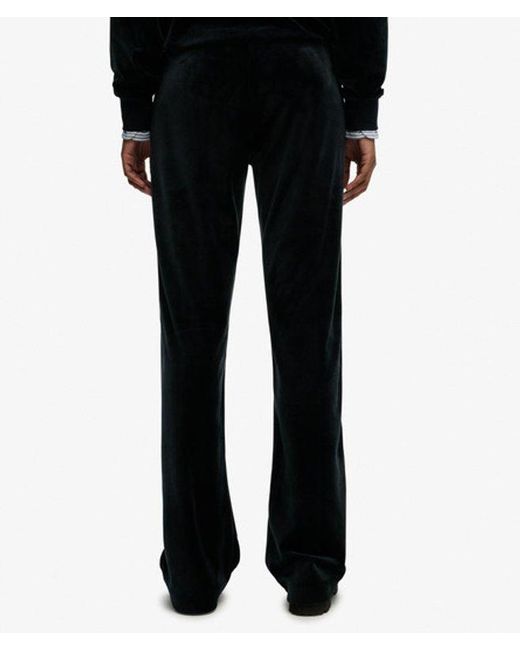 Superdry Black & Co Country Club Velour joggers