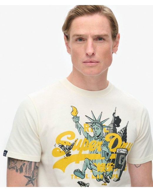 Superdry Natural & Co New York Graphic T-shirt for men