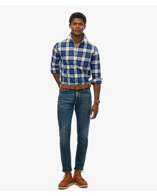 Superdry Blue & Co Vintage Lumberjack Shirt for men