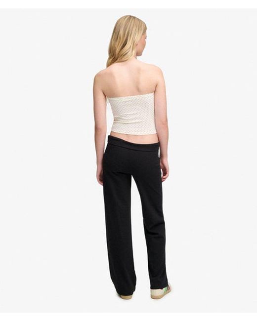 Superdry Black Athletic Essentials Jersey Trousers