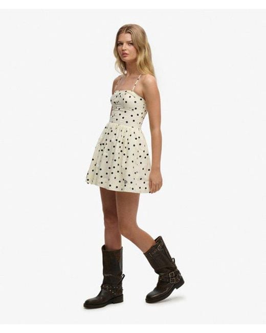 Superdry Green & Co Corset Cami Mini Dress