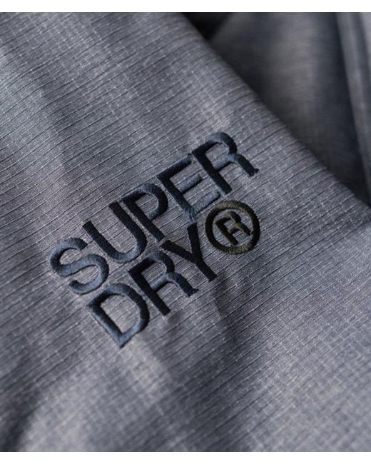 Superdry Blue Pop Zip Hood Arctic Sd-Windcheater Jacket for men