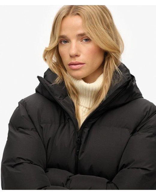 Superdry Blue City Boxy Puffer Jacket