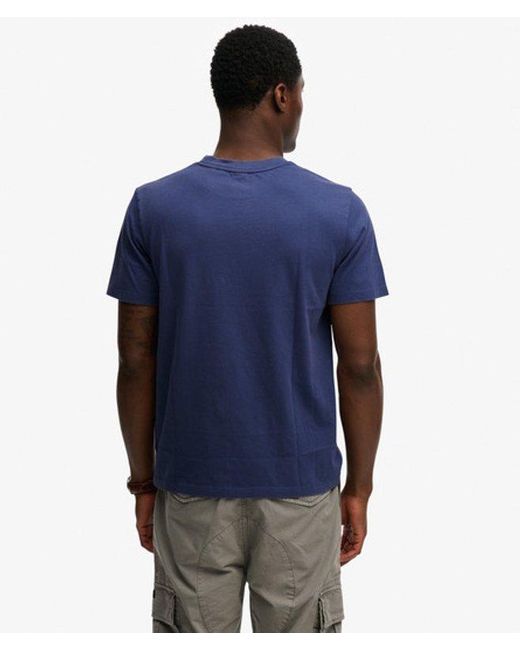 Superdry 1954 Company Relaxed T-shirt in het Blue voor heren