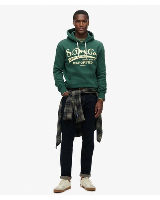 Superdry Green & Co Classic Spirit Hoodie for men