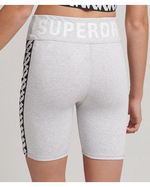 Superdry White & Co Elastic Logo Cycle Shorts