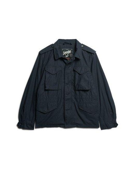 Superdry Blue The Merchant Store - Field Jacket for men