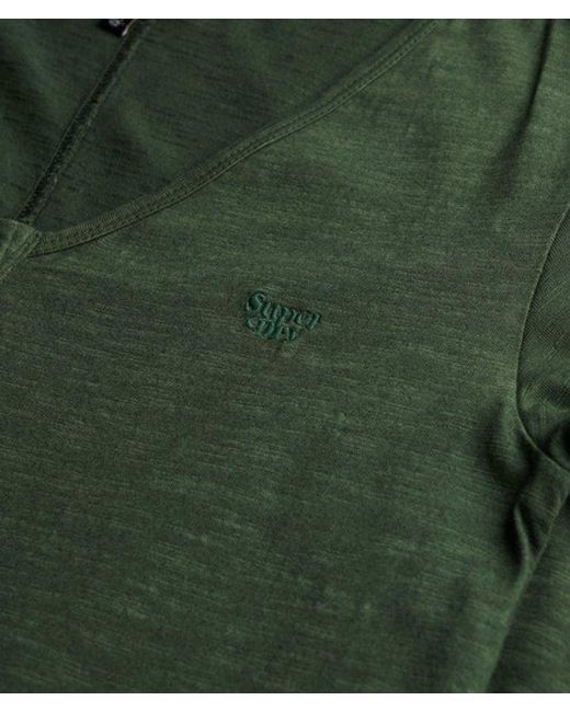 Superdry Green & Co Short Sleeve Button Through Jersey Midi Dress