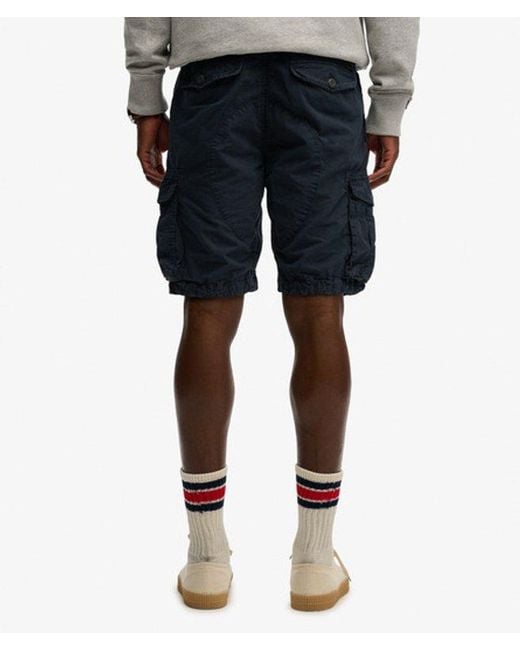 Superdry Blue & Co Parachute Light Shorts for men