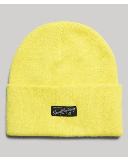 Superdry Yellow & Co Essential Logo Beanie