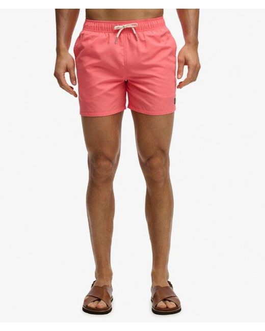 Superdry & Co Embroidered Logo 15- Inch Swim Shorts for men