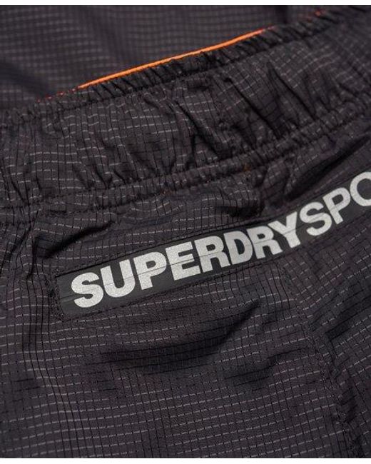 Superdry Black Core Training Running Short Ripstop for men