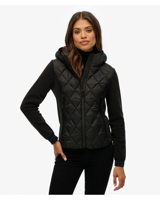 Superdry Black Hooded Heritage Storm Jacket