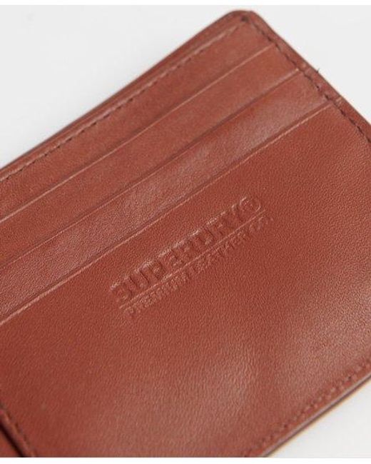 Superdry Red All Over Print Badge Lineman Wallet Light for men