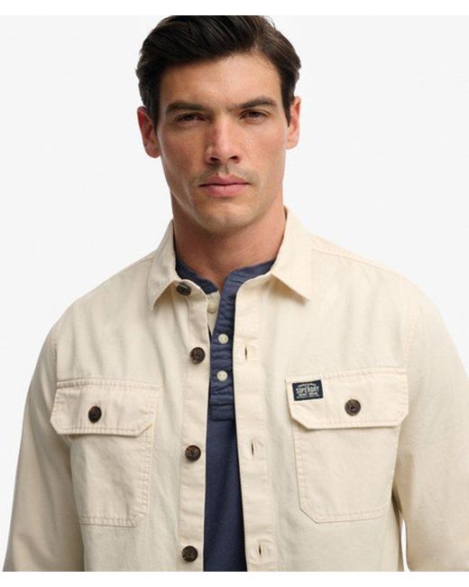 Superdry Natural & Co Two Pocket Overshirt for men