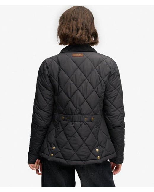 Superdry Black & Co Cord Trimmed Liner Jacket