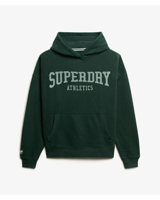 Superdry Green & Co Athletic Essentials Relaxed Hoodie