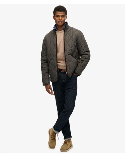Superdry Gray & Co Quilted Estate Liner Jacket for men