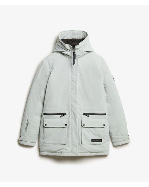 Superdry Blue & Co City Padded Parka Coat