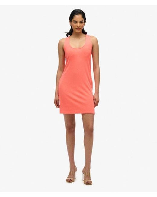 Superdry Red & Co Jersey Mini Dress