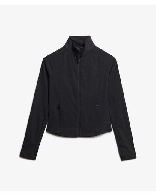 Superdry Black & Co Studios Fitted Track Top