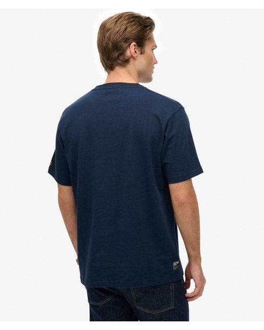 Superdry Blue & Co Athletic Club T-shirt for men