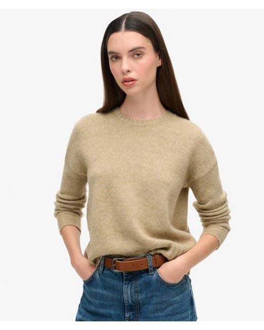 Superdry Natural & Co Essential Crew Neck Jumper